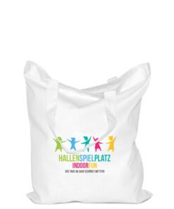 Cotton bag with 2 short handles (approx. 2.5 x 40 cm)