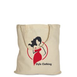 Cotton bag with 2 short handles (approx. 2.5 x 40 cm)