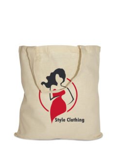 Cotton bag with 2 short handles (approx. 2.5 x 40 cm)