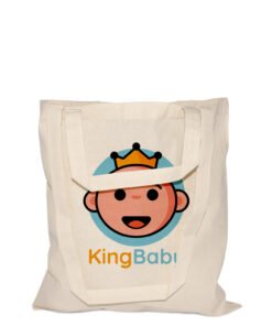 Cotton bag approx. 38 x 42 cm with 2 long and 2 short handles